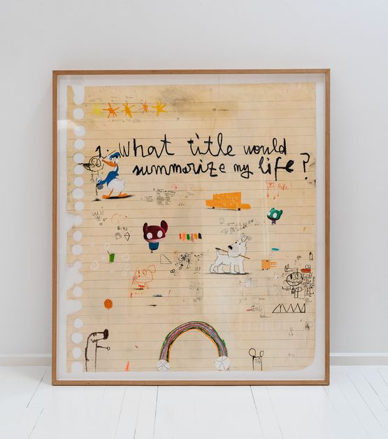 What Title Will Summarize My Life by Edgar Plans contemporary artwork Works on Paper