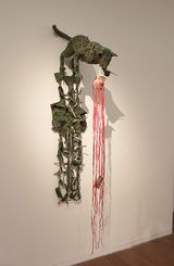 Prionailurus iriomotensis Iriomote cat by Fiona Hall contemporary artwork sculpture