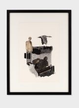 Drogenkurier by Elisabeth Schrader contemporary artwork drawing works on paper