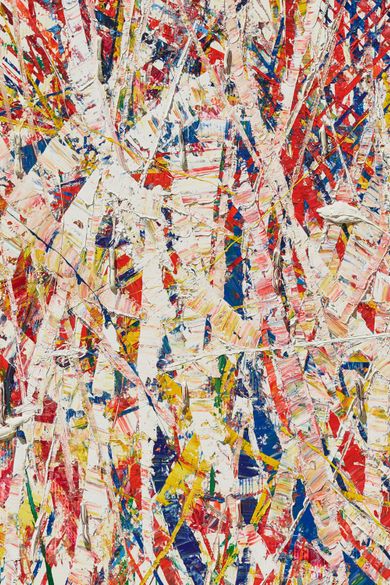 Mark Grotjahn Toys with Terrain at Gagosian