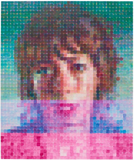 Cecily by Chuck Close contemporary artwork Painting