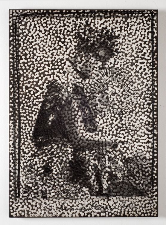 Untitled ASVB by Daniel Boyd contemporary artwork Painting
