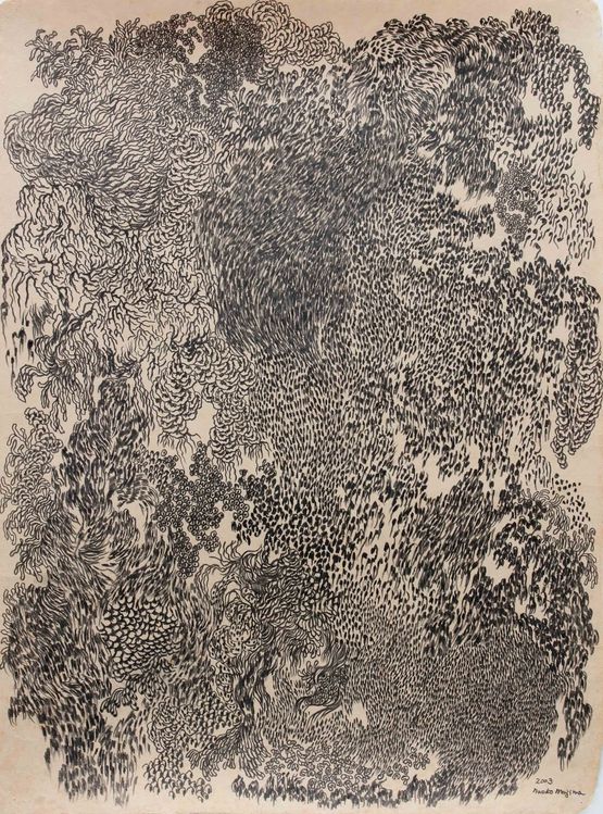 JIGOKURAKU by Majima Naoko contemporary artwork Works on Paper