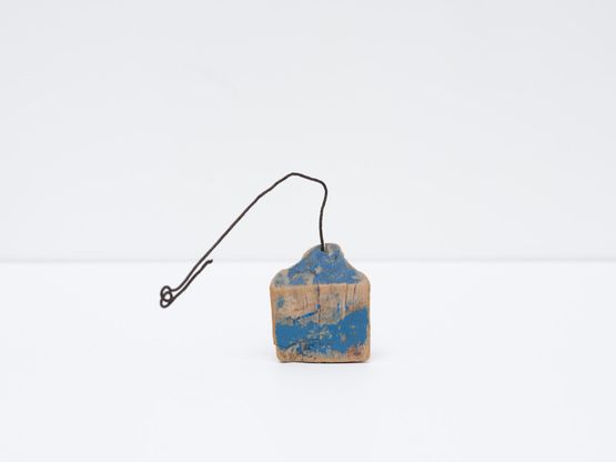 Azul tiempo Precarios by Cecilia Vicuna contemporary artwork Works on Paper