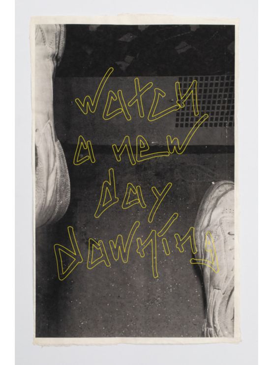 watch a new day dawning by Paul Hutchinson contemporary artwork Print
