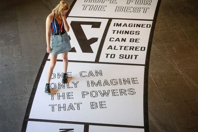 Art Basel to Make Hopscotch Homage to Lawrence Weiner at 2022 Swiss Fair