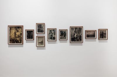 Jake Grewals Figures in Nature at Thomas Dane Gallery