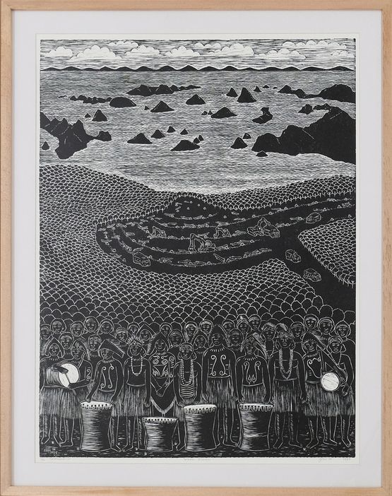 Hidden Disaster by Fitriani Dk contemporary artwork Print