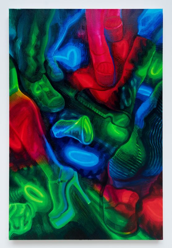 The Floor by James Bartolacci contemporary artwork Painting