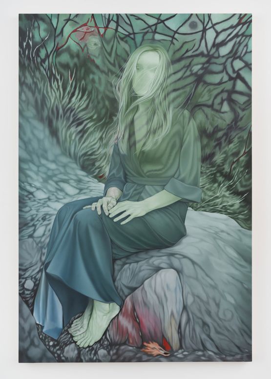 The Landing by Jenny Morgan contemporary artwork Painting
