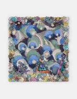 are we guests stubbed motiff I version by Phillip Allen contemporary artwork painting