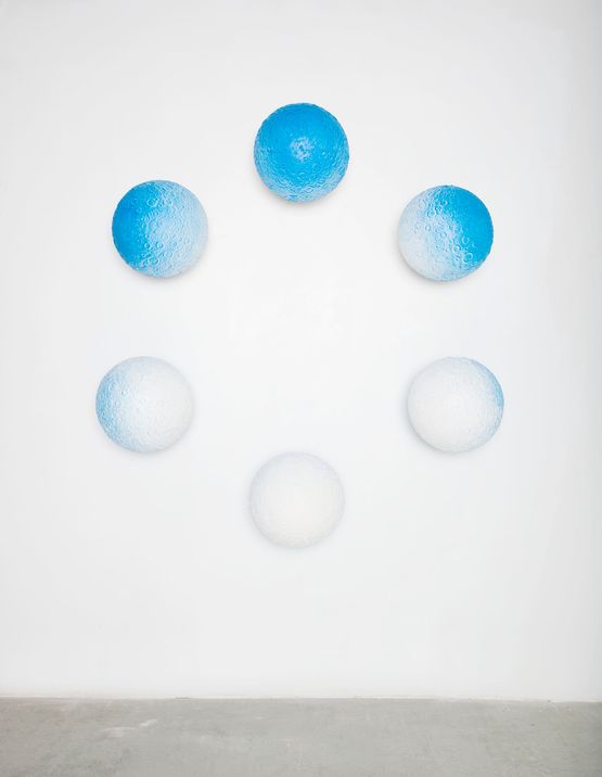 Moon Phases by Daniel Arsham contemporary artwork Sculpture