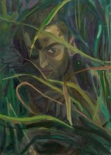 Lurking in Little Weed by Jake Grewal contemporary artwork painting works on paper