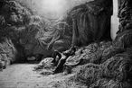 A tuna fisherman asleep on a net Trapani Sicily Italy by Sebastiao Salgado contemporary artwork Photography
