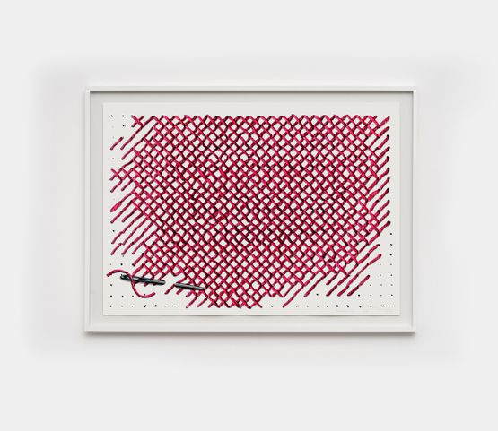 Tramada Pink by Regina Silveira contemporary artwork Print
