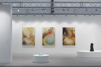 Contemporary art exhibition Leiko Ikemura Lisson Gallery at Frieze London at Lisson Gallery Lisson Street London United Kingdom