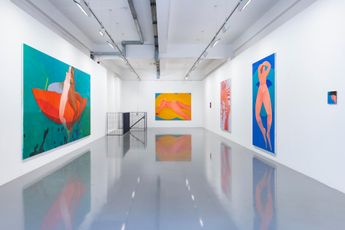 Contemporary art exhibition Sofia Mitsola Sedrick Chisom CONDO 2020 hosting Matthew Brown Gallery Los Angeles at Pilar Corrias Eastcastle Street United Kingdom
