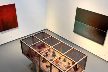Contemporary art exhibition John Knuth The Hot Garden at 109 Norfolk Street