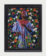 Portrait of Mutiu Opeyemi Christiana II by Kehinde Wiley contemporary artwork photography