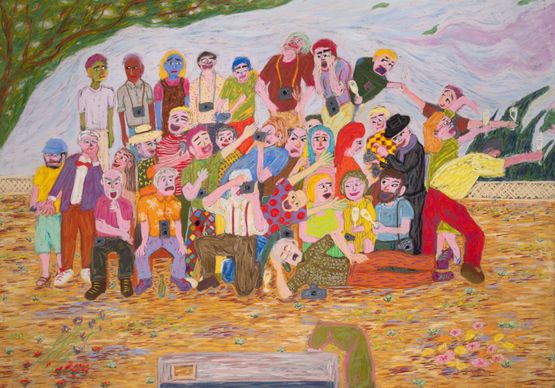 The collective by Sohrab Hura contemporary artwork Works on Paper