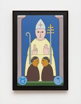 V  O papa The Hierophant by Antonio Maia contemporary artwork painting