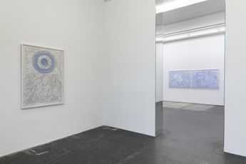 Contemporary art exhibition Achraf Touloub European Night at Galeria Plan B Berlin Germany