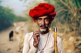 Rabari Shepherd India by Steve Mccurry contemporary artwork print