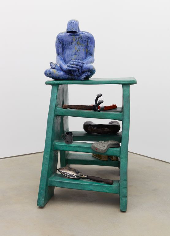 exhalation and praises by Woody De Othello contemporary artwork Sculpture