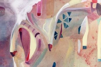 Contemporary art exhibition Mathilde Denize Sound Of Figures at Perrotin New York United States