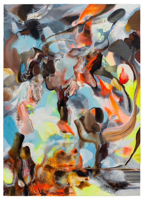 Ox by Wu Shuang contemporary artwork Painting