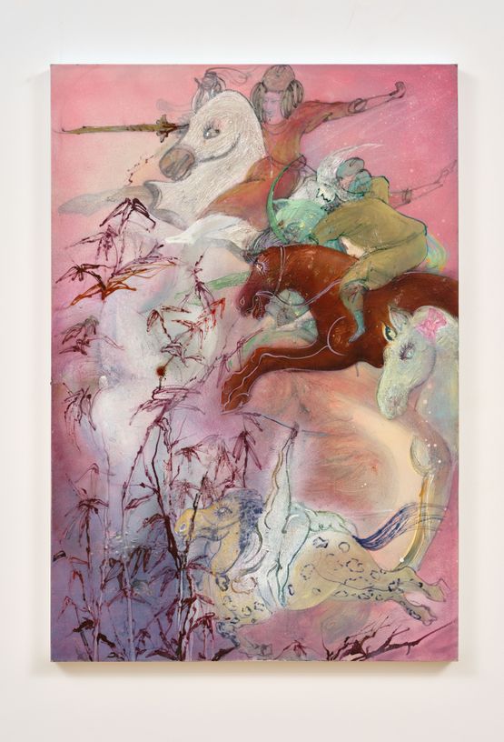 The Hunt by Liu Yi contemporary artwork Painting