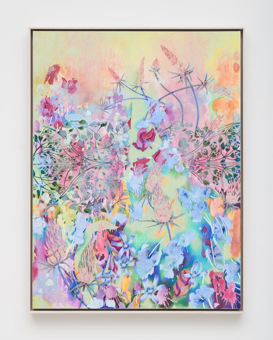 Keeps climbing higher by Sarah Ann Weber contemporary artwork Painting