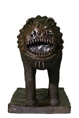 Singha Jantan Male Lion by Yunizar contemporary artwork sculpture