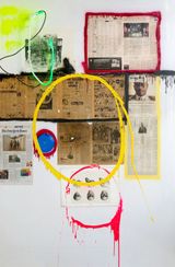 Rainbow across the world II by Brook Andrew contemporary artwork mixed media