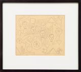 Bill Hayley and The Comets 2 by Derek Boshier contemporary artwork drawing works on paper