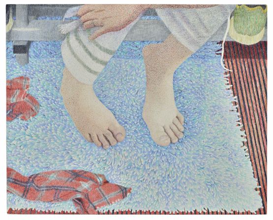 Bath Mat II by Tarka Kings contemporary artwork Works on Paper