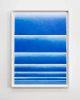 Eight grading stripes by Ignacio Uriarte contemporary artwork drawing works on paper