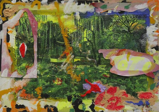 Untitled - Industrial Embroidery No. 2 by Yang Shu contemporary artwork Mixed Media