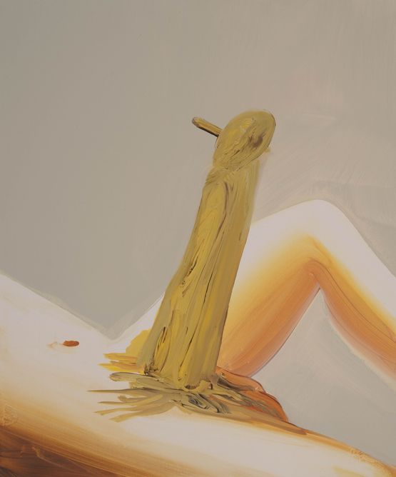Untitled by Tala Madani contemporary artwork Painting