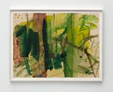 In the cedar forest by Mary Weatherford contemporary artwork painting works on paper