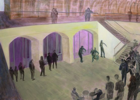 Covent Garden XXII by Anna Ngan Leong Cheung contemporary artwork Painting