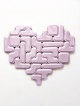 Tetris Remix 2 - Lavender by Quan Wenfei contemporary artwork design