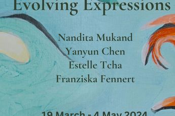 Contemporary art exhibition Group Exhibition Evolving Expressions at The Columns Gallery Singapore