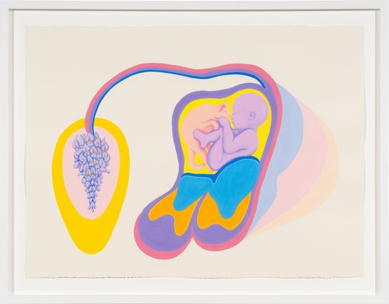 Wisteria Companions by Patricia Piccinini contemporary artwork Works on Paper