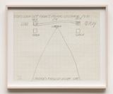 Video Loop Set From Time And Distance 1970 by Tina Girouard contemporary artwork drawing works on paper