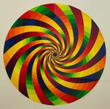 Geometrical Rainbow Hole G VII 3950 by Ay-O contemporary artwork print