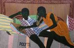 Panyin and Kakra by Emmanuel Kwaku Yaro contemporary artwork Painting