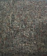 Garis Wajah by I Made Djirna contemporary artwork painting