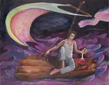 Raft - Radeau by Charles Hascoet contemporary artwork painting