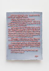 20240606  Handwritten Letters by Zhang Xuerui contemporary artwork painting textile